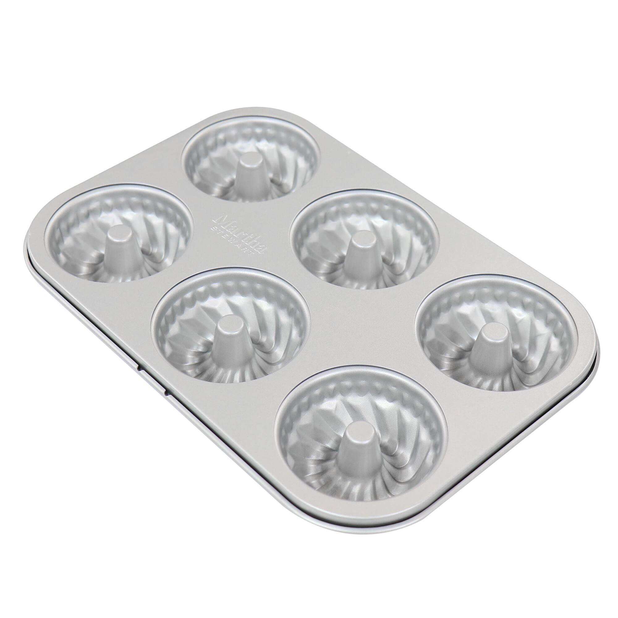 Martha Stewart 6-Cup Carbon Steel Doughnut Pan